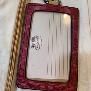 Coach Lanyard